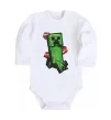 Дитячий бодік Creeper TNT Білий фото