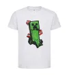 Детская футболка Creeper TNT Белый фото