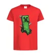 Детская футболка Creeper TNT Красный фото