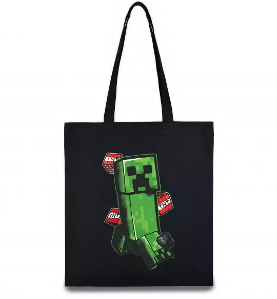 Еко-сумка Creeper TNT Чорний фото