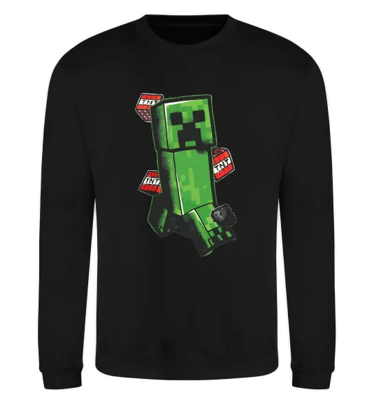 Світшот Creeper TNT Чорний фото