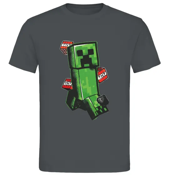Мужская футболка Creeper TNT Графит фото