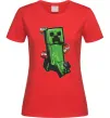 Женская футболка Creeper TNT Красный фото