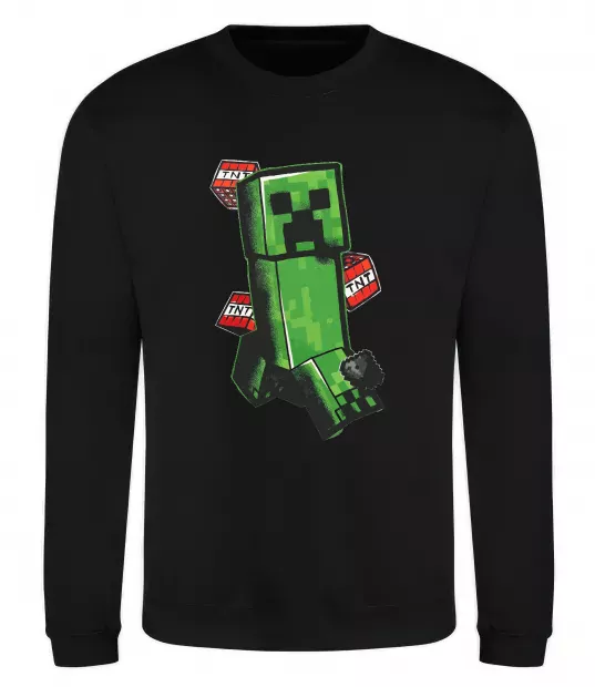 Свитшот Creeper TNT Черный фото