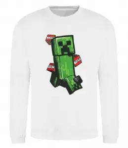 Свитшот Creeper TNT Белый фото