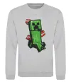 Свитшот Creeper TNT Серый меланж фото