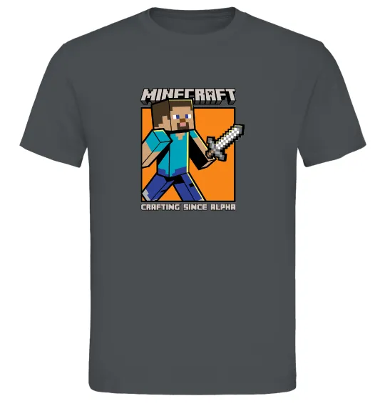 Мужская футболка Crafting since alpha Графит фото