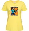 Женская футболка Crafting since alpha Лимонный фото