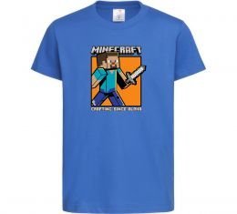 Детская футболка Crafting since alpha