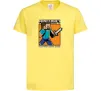 Дитяча футболка Crafting since alpha Лимонний фото