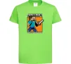 Дитяча футболка Crafting since alpha Лаймовий фото