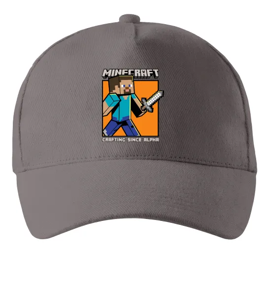 Кепка Crafting since alpha Серый фото