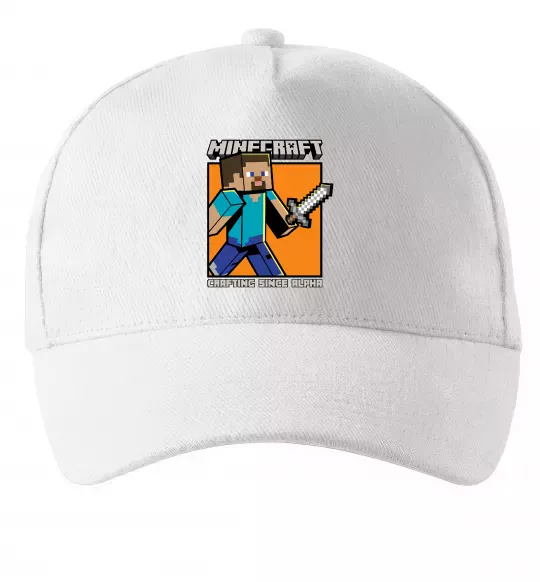 Кепка Crafting since alpha Белый фото