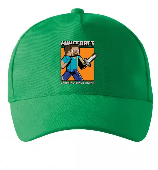 Кепка Crafting since alpha Зеленый фото