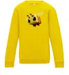 Детский Свитшот Bee Minecraft Солнечно желтый фото