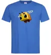 Мужская футболка Bee Minecraft Ярко-синий фото