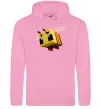 Чоловіча толстовка (худі) Bee Minecraft Рожевий фото