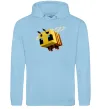 Чоловіча толстовка (худі) Bee Minecraft Блакитний фото