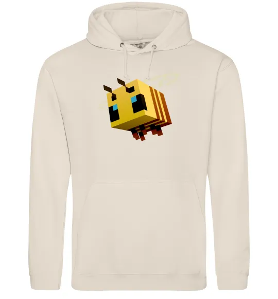 Мужская толстовка (худи) Bee Minecraft Таш фото