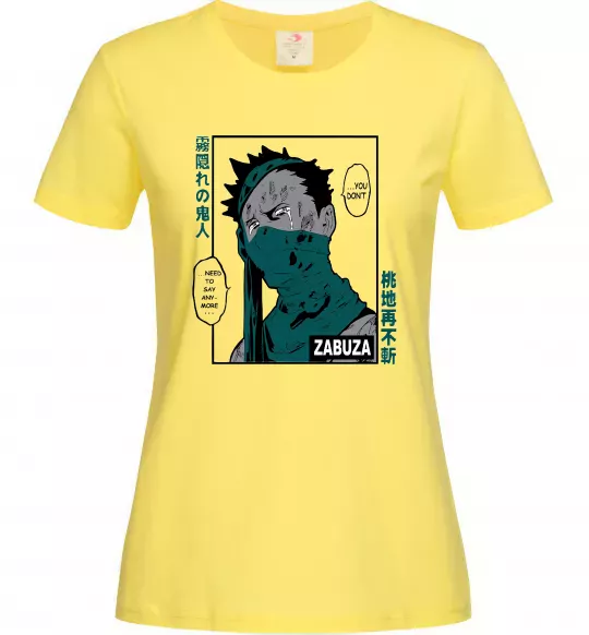 Жіноча футболка Zabuza Лимонний фото