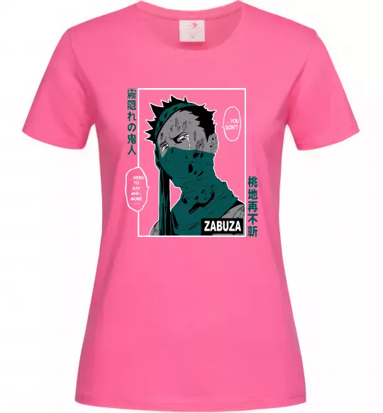 Жіноча футболка Zabuza Яскраво-рожевий фото