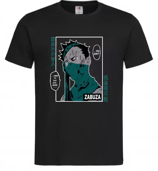 Чоловіча футболка Zabuza Чорний фото