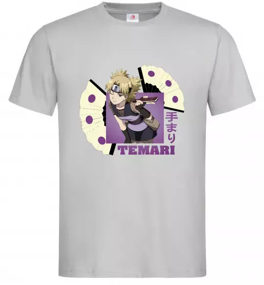 Мужская футболка Temari Серый фото