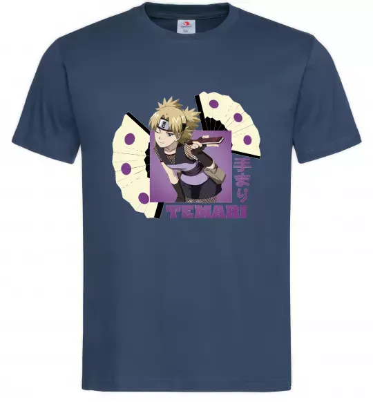 Мужская футболка Temari Темно-синий фото