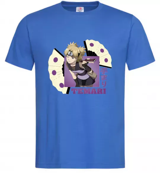 Мужская футболка Temari Ярко-синий фото