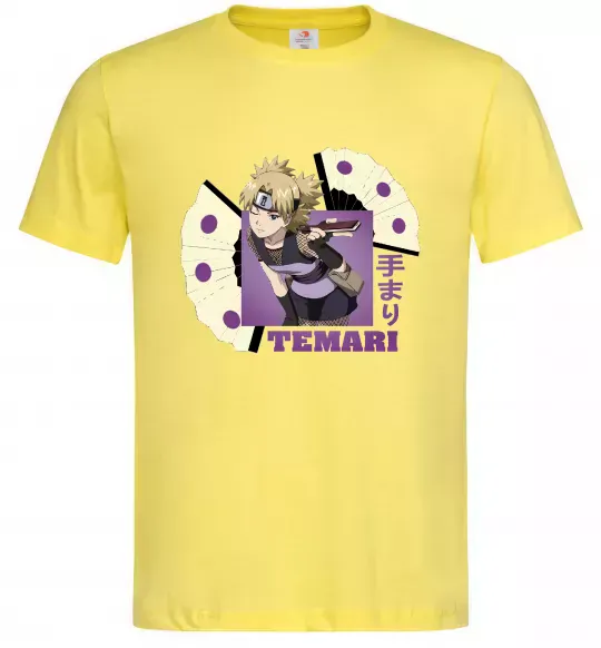 Мужская футболка Temari Лимонный фото