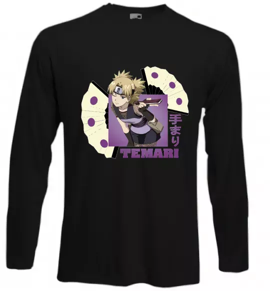 Лонгслив Temari Черный фото