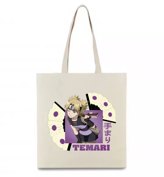 Еко-сумка Temari Бежевий фото