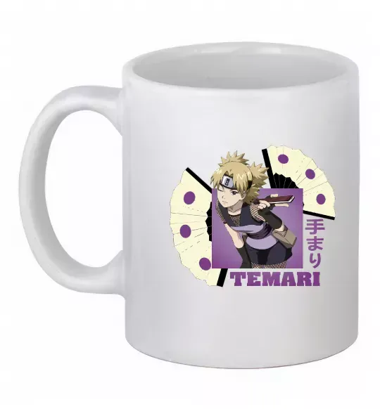 Чашка керамическая Temari Белый фото