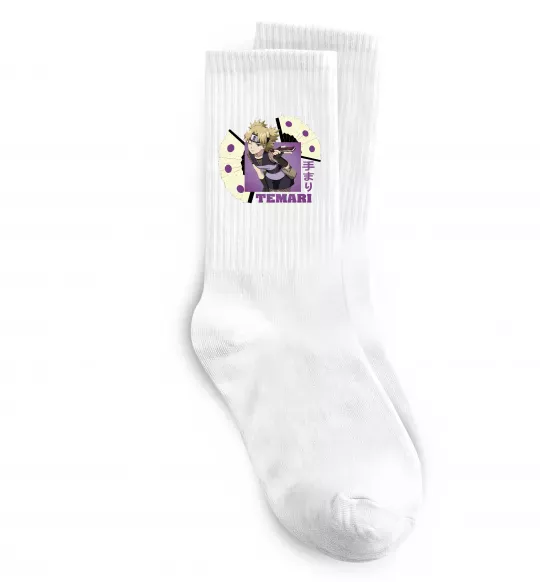 Носки Temari Белый фото