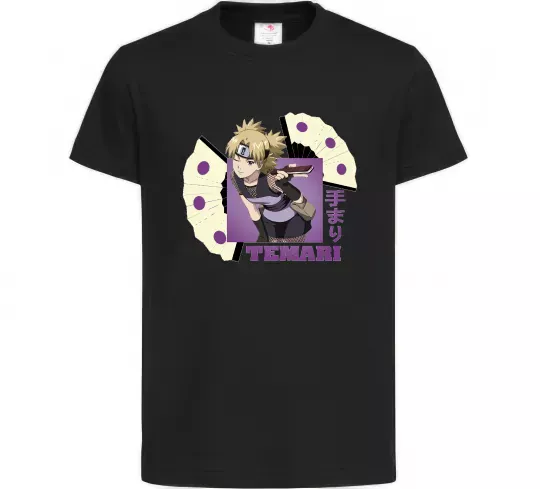 Детская футболка Temari Черный фото