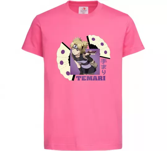 Детская футболка Temari Ярко-розовый фото