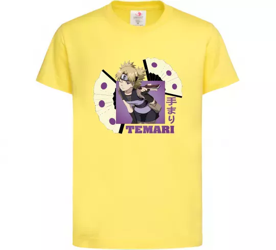 Детская футболка Temari Лимонный фото