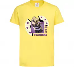 Детская футболка Temari Лимонный фото