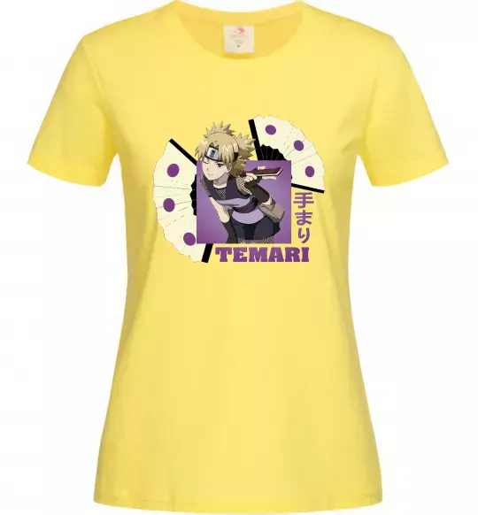 Жіноча футболка Temari Лимонний фото