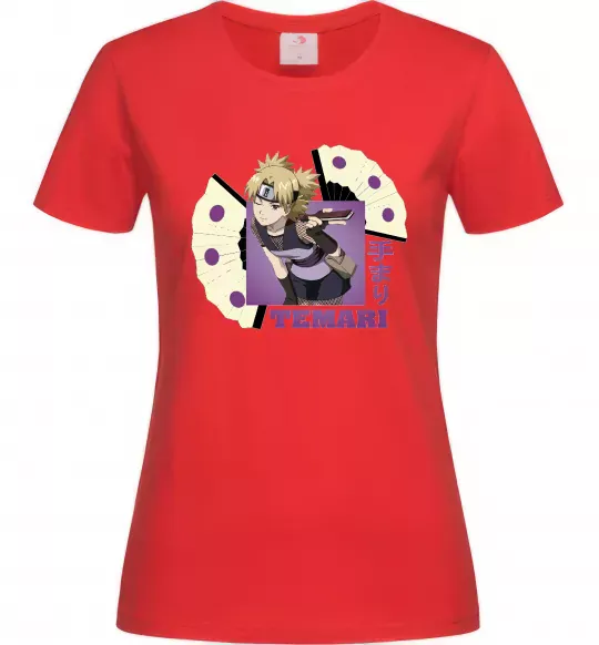 Жіноча футболка Temari Червоний фото