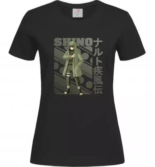 Женская футболка Shino Черный фото