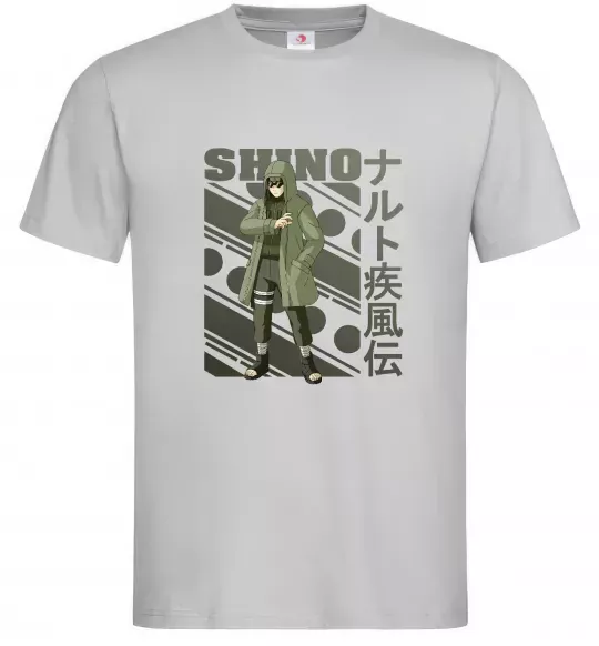 Чоловіча футболка Shino Сірий фото