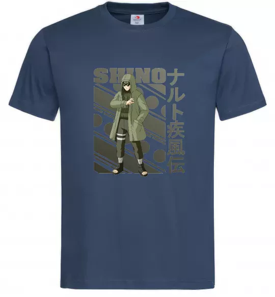 Чоловіча футболка Shino Темно-синій фото