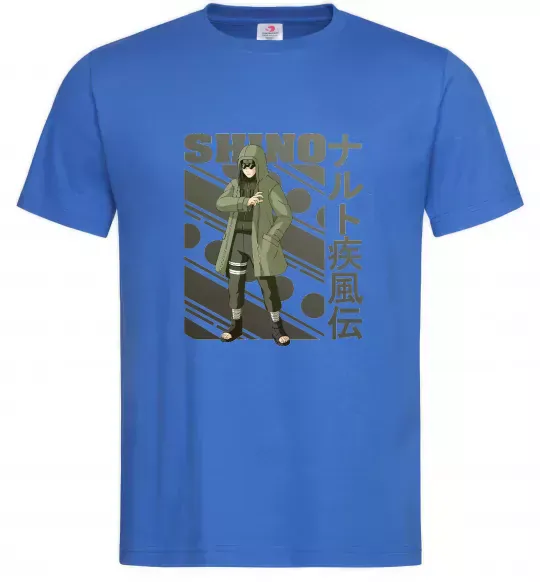 Чоловіча футболка Shino Яскраво-синій фото