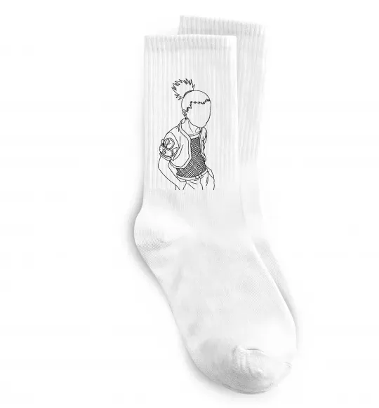 Носки Shikamaru Naruto Белый фото