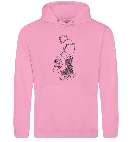 Женская толстовка (худи) Shikamaru Naruto Розовый фото