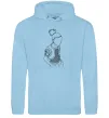 Женская толстовка (худи) Shikamaru Naruto Голубой фото