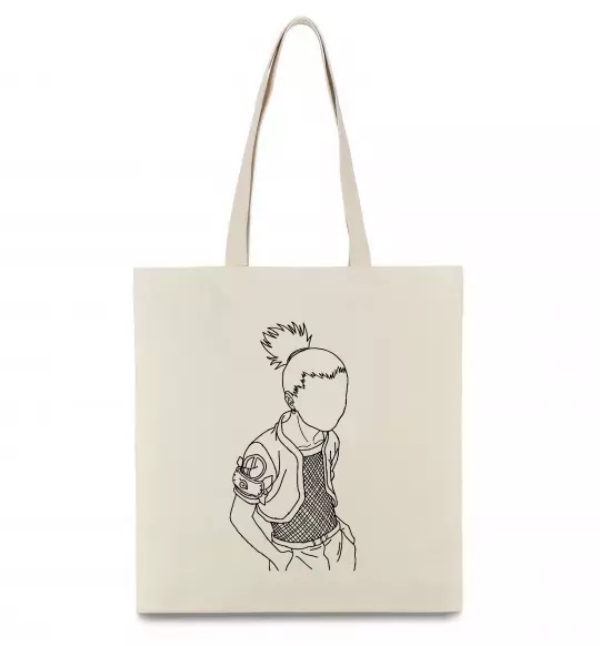 Еко-сумка Shikamaru Naruto Бежевий фото