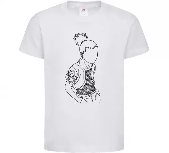 Детская футболка Shikamaru Naruto Белый фото