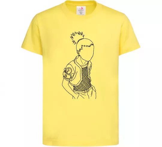 Детская футболка Shikamaru Naruto Лимонный фото